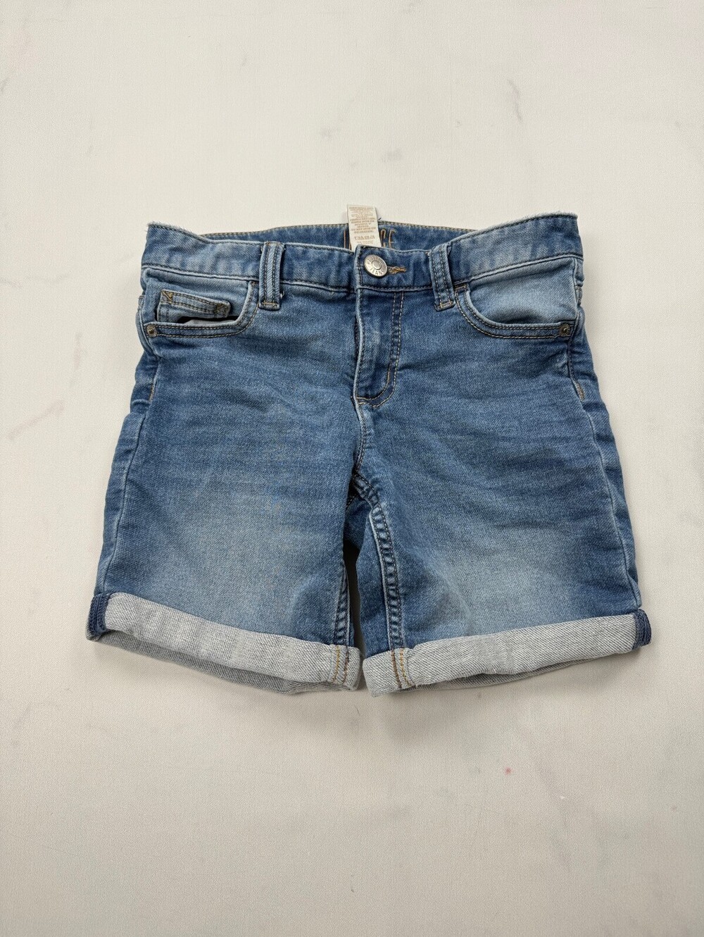 Justice Denim Shorts Blue 90S Jeans - Girls 14 Slim